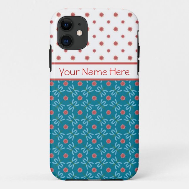 Water Lilies, Dragonflies iPhone 5/5s Xtreme Case (Back)