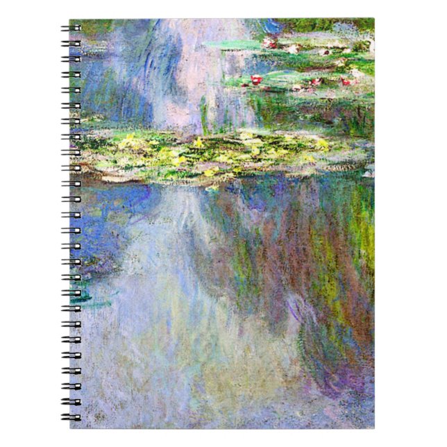 Water-Lilies, famous painting, Notebook (Front)