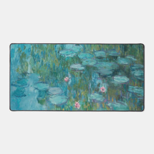 Water Lilies, Fine Art Oil Painting, Claude Monet Desk Mat