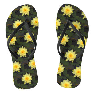 Water Lilies Flip Flops