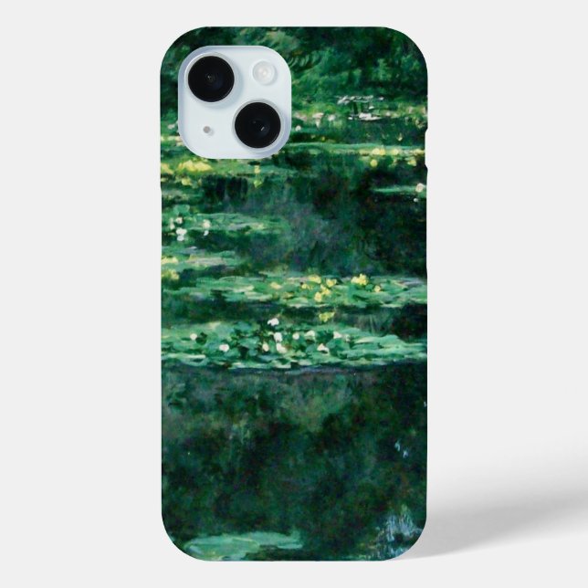 WATER LILIES IN GREEN POND by Claude Monet  Case-Mate iPhone Case (Back)