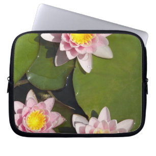 Water lilies laptop sleeve