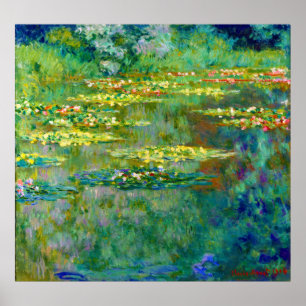 Water Lilies - Le Bassin des Nympheas by Monet Poster