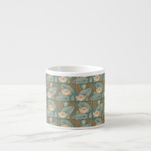 Water Lilies Lily Art Nouveau Nature Espresso Cup