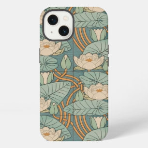 Water Lilies Lily Art Nouveau Nature iPhone 13 Case