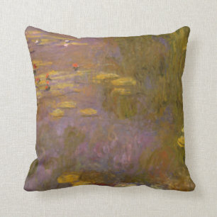 Water Lilies Nympheas Cushion