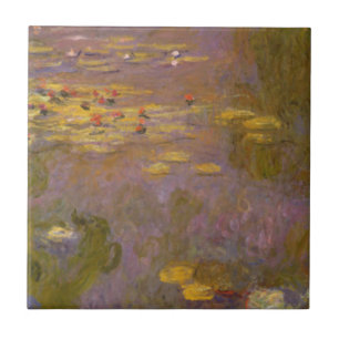 Water Lilies Nympheas Tile