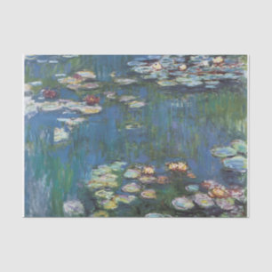 Water lilies,one of many painting of claude Monet Tissue Paper