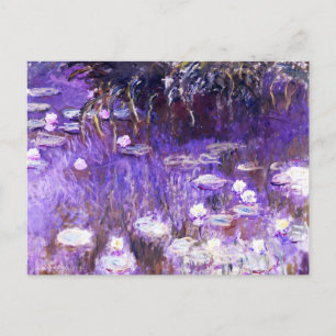 Water Lilies painting by Claude Monet Postcard