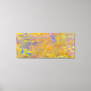 Water Lilies Painting by Monet Canvas Print