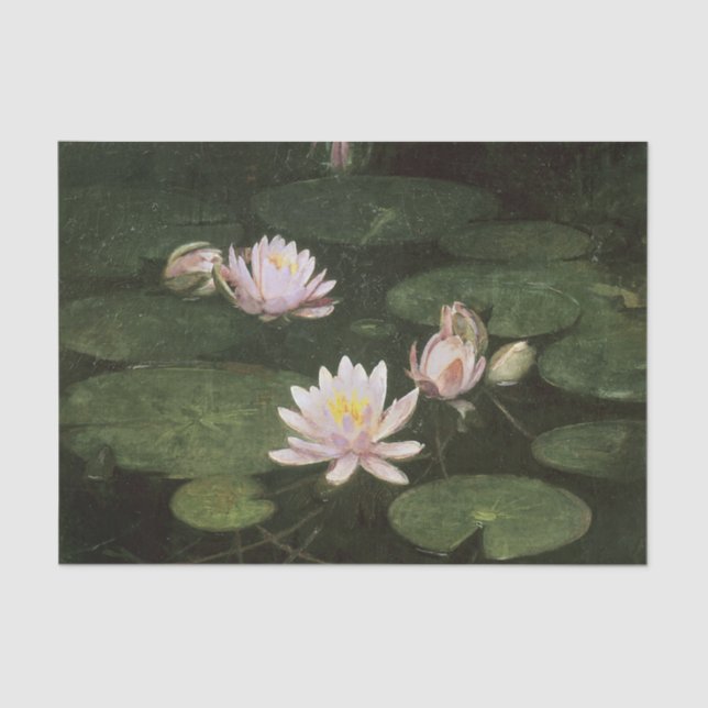 Water Lilies (Pink) by Abbott Thayer Tissue Paper (Front)