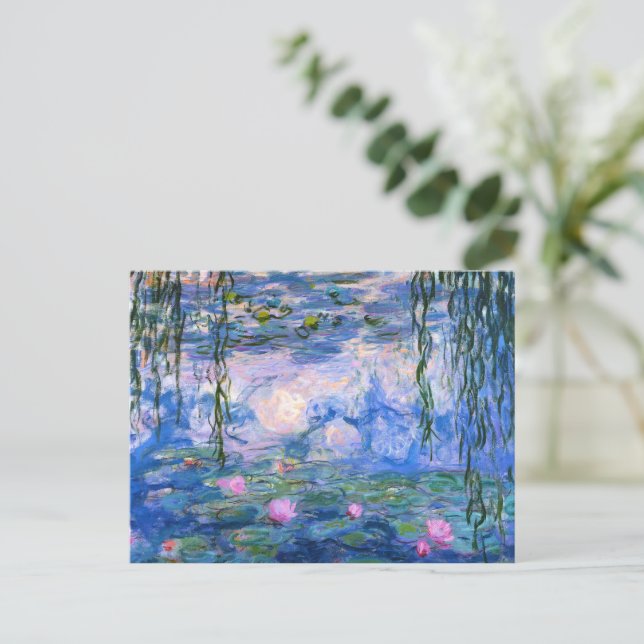 Water Lilies Postcard (Standing Front)