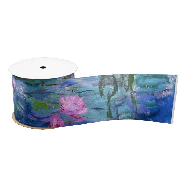 Water Lilies Satin Ribbon (Spool)