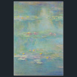 Water Lilies Series 3 by Claude Monet  Tissue Paper<br><div class="desc">Claude Monet - Masters of Art Series</div>