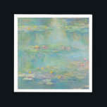 Water Lilies Series by Claude Monet Napkin<br><div class="desc">Claude Monet is widely regarded as the Father of Impressionism - Masters of Art Series</div>