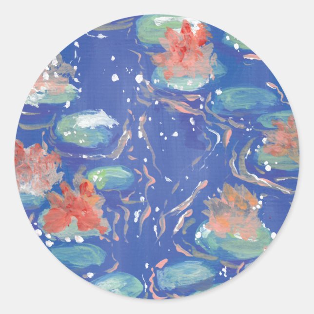 Water Lilies Stickers (Front)