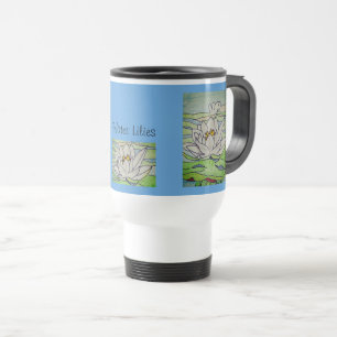 Water Lilies Travel Mug