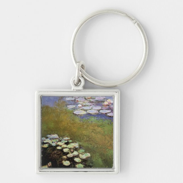 Water-Lillies: 1914-17 by Monet Key Ring (Front)