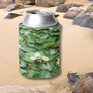 Water Lillies Can Cooler