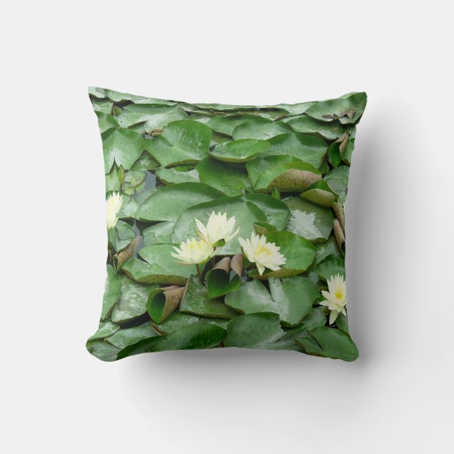 Water Lillies Cushion (Front)