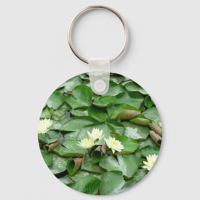 Water Lillies Key Ring (Front)