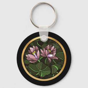Water Lillies Key Ring