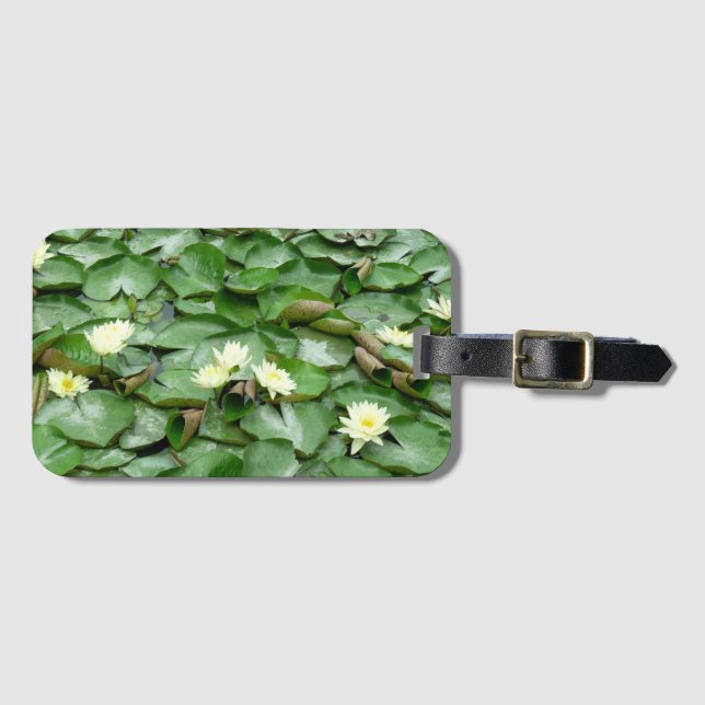 Water Lillies Luggage Tag (Front Horizontal)
