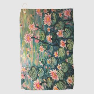 Water lillies Tennis and Golf Towel 