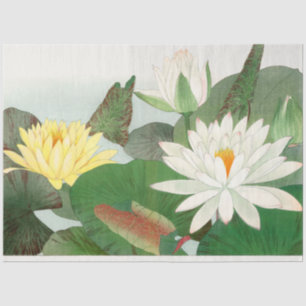 Water Lilly Decoupage Decoupaging Tissue Paper