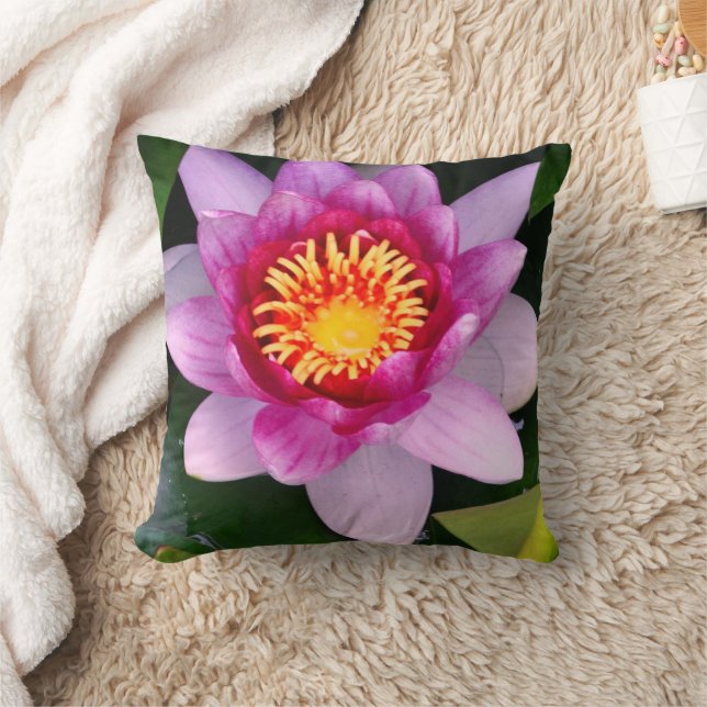 Water Lilly Flower Photography  Cushion (Blanket)