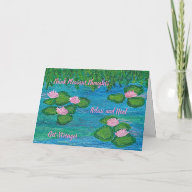 Water Lily # 8 card (Front)