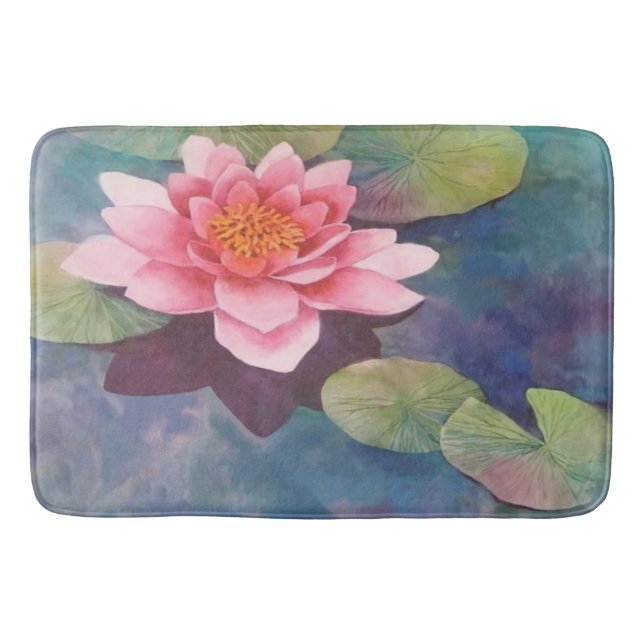 Water Lily Bath Mat (Front)