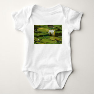 Water Lily Blossom Baby Bodysuit