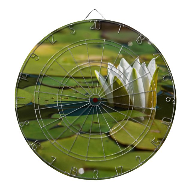 Water Lily Blossom Dartboard (Front)