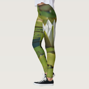 Water Lily Blossom Leggings