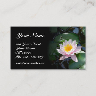 Water Lily Business Card