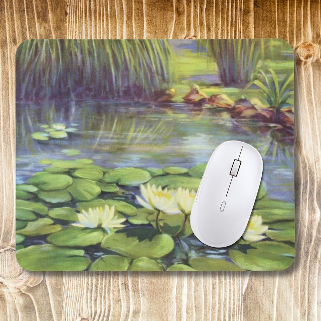 Water Lily by Cargill, 1937 Mouse Mat (Creator Uploaded)