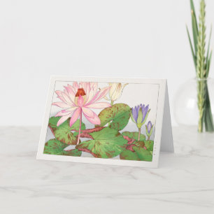 Water lily by Tanigami Konan Card