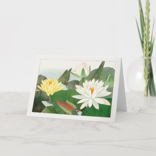 Water lily by Tanigami Konan Card (Front)