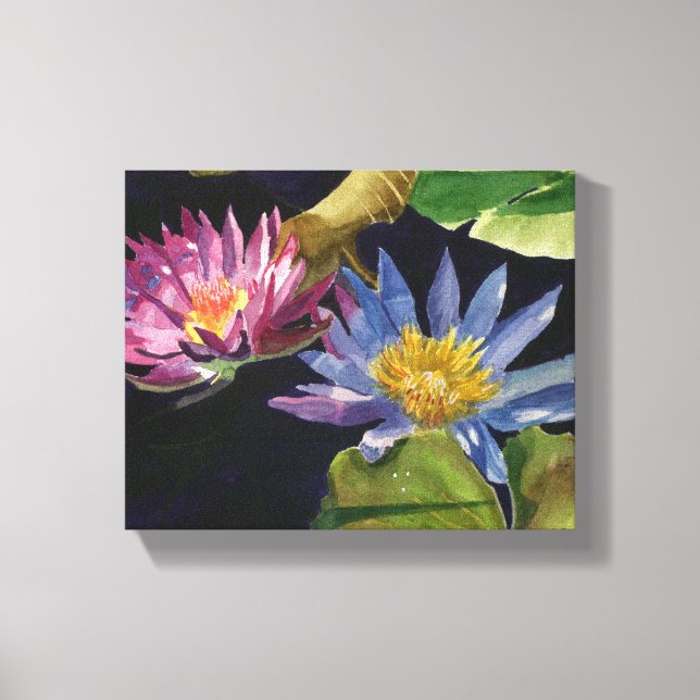 Water Lily Canvas Print (Front)