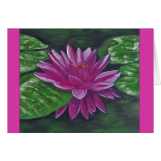 Water lily card