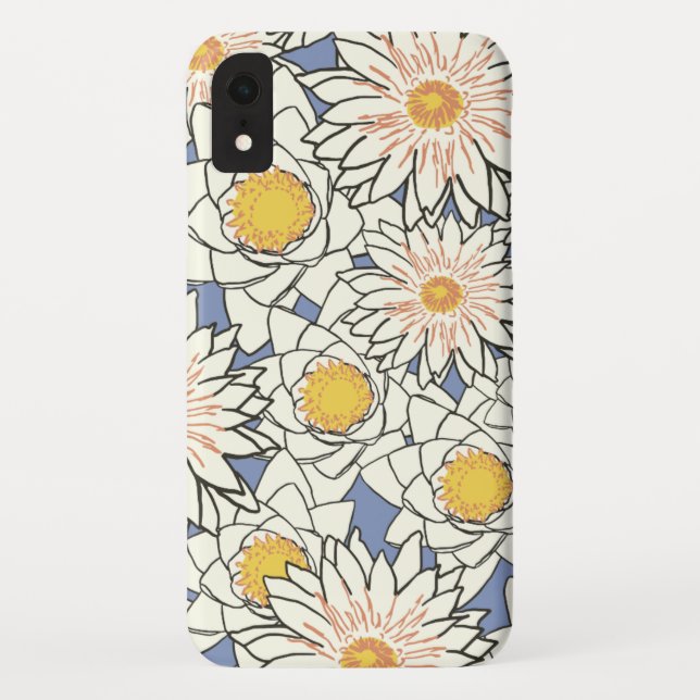 Water Lily Design Case-Mate iPhone Case (Back)