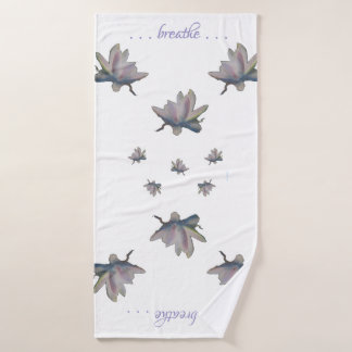 Water Lily Flower Maureen Girard Health Meditation Bath Towel