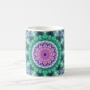 Water Lily kaleidoscope Coffee Mug