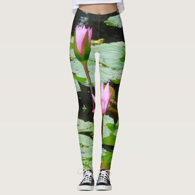 Water lily leggings (Front)