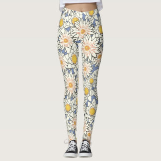 water lily leggings