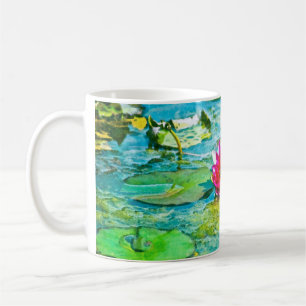 Water Lily Lilypad Coffee Mug