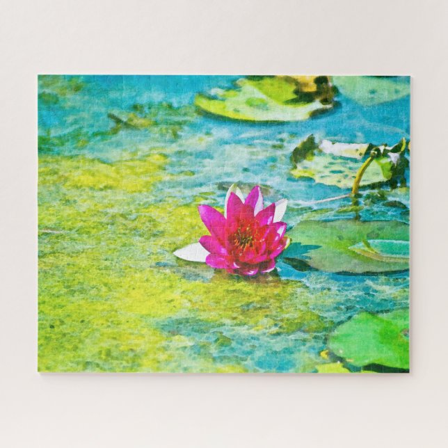 Water Lily Lilypad Jigsaw Puzzle (Horizontal)