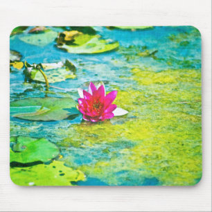 Water Lily Lilypad Mouse Mat