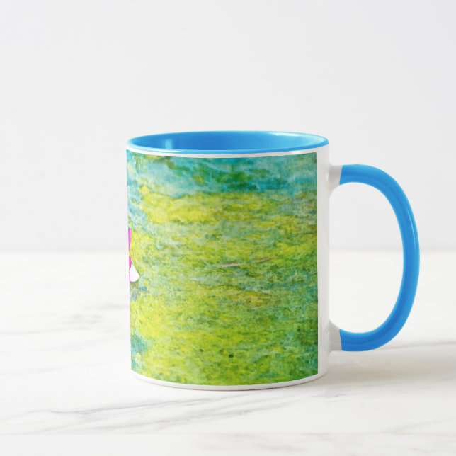 Water Lily Lilypad Mug (Right)